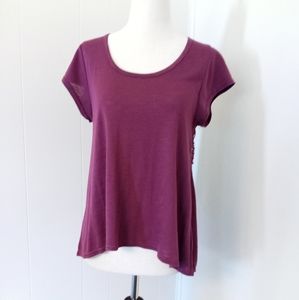 ALTAR'D STATE Crochet-Back Top, Size Small